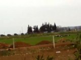 فري برس حلب السلامة نفجار ناقلة جند استهدفها الجيش الحر 26 3 2012