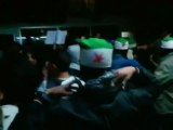 فري برس دمشق حي التضامن مظاهرة مسائية 25 3 2012