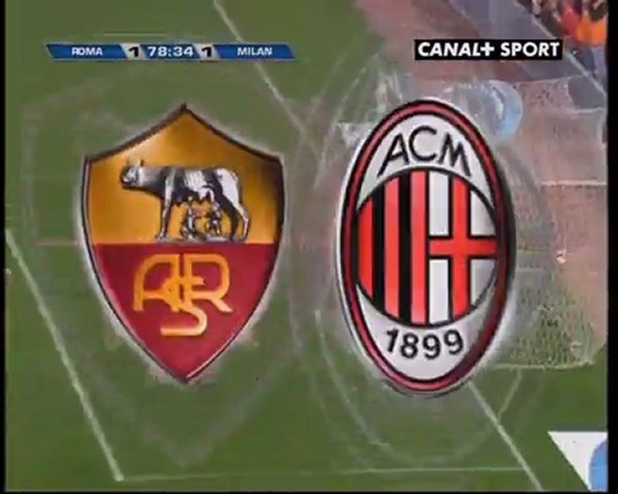 AS Roma 2-1 Milan AC Série A 2007-2008