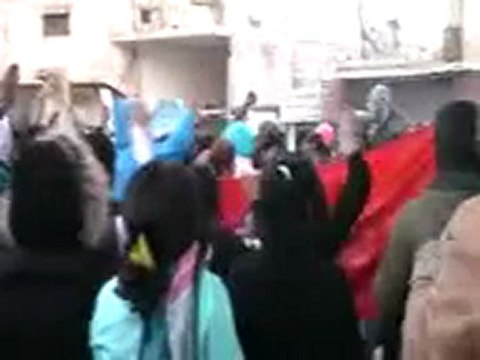 فري برس ريف حماه المحتل مظاهرة مدينة سلمية 25 3 2012 ج 3