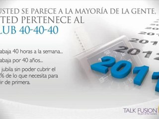 TALK FUSION en Español, Presentación de la Oportunidad de ne