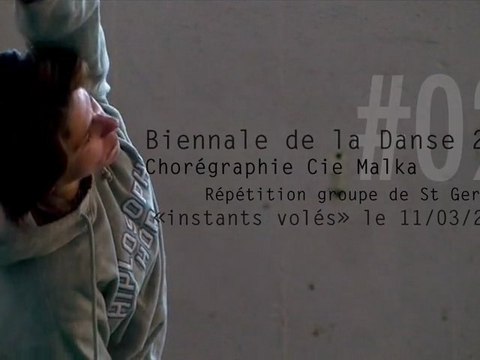 Biennale de la Danse 2012 - Instants Volés #02 Répétition groupe de St Gervais