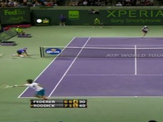 Andy Roddick toca el cielo al vencer a Federer en Miami
