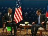 Obama open mic gaffe_ 'After my election I have more flexibility'