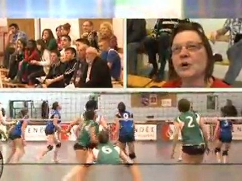 Volley N3F : Les Landes Genusson - La Roche Sur Yon - Fleury (3 sets à 0)