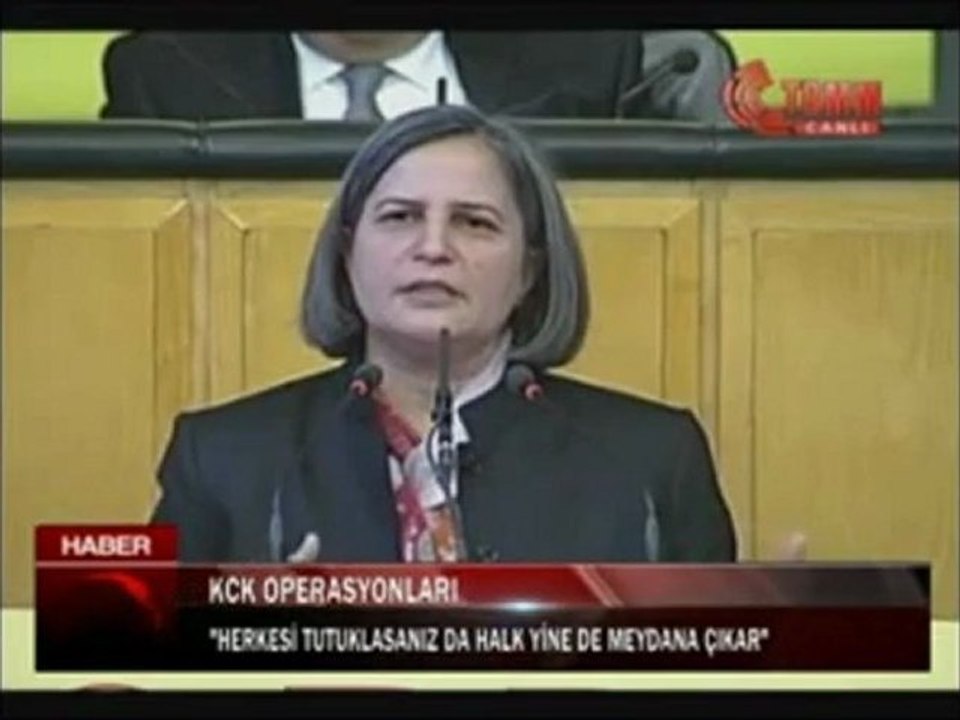 Gültan Kışanak grup konuşması