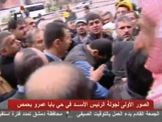 Assad tours demolished Homs
