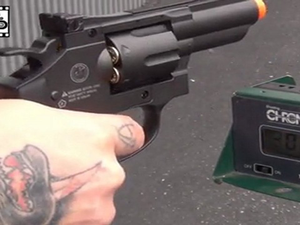 AirSplat On Demand - WinGun 708 2.5 Revolver CO2 Gas Airsoft Gun Review Ep 94