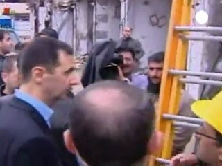 Download Video: Tv di Stato mostra immagini di Bashar al Assad a Homs