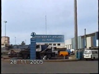 CASABLANCA  autour du port et de la foire exposition.