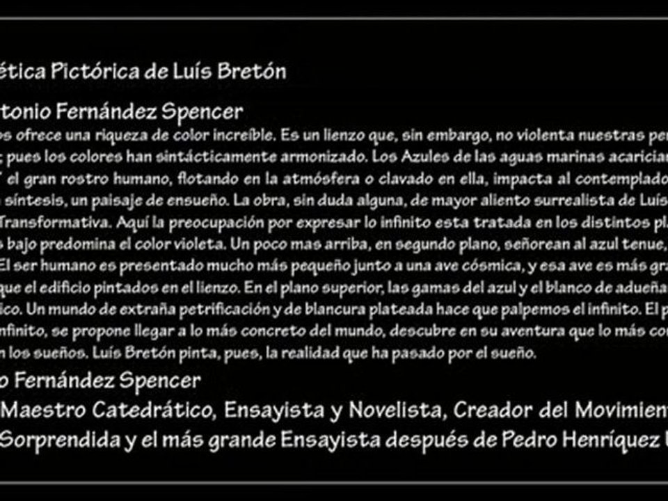 PRESENTACION DE LUIS BRETON