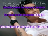 Marco Carta - La forza mia karaoke