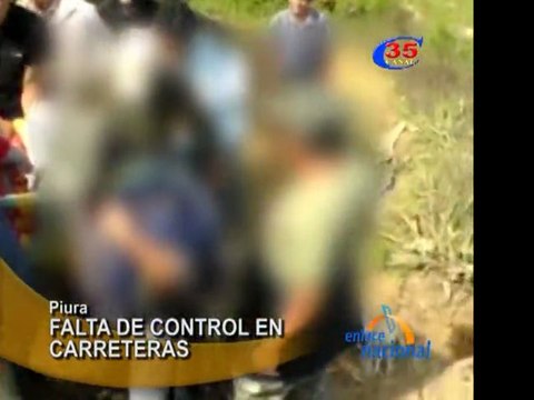 Piura Constantes muertes por falta de control en carreteras