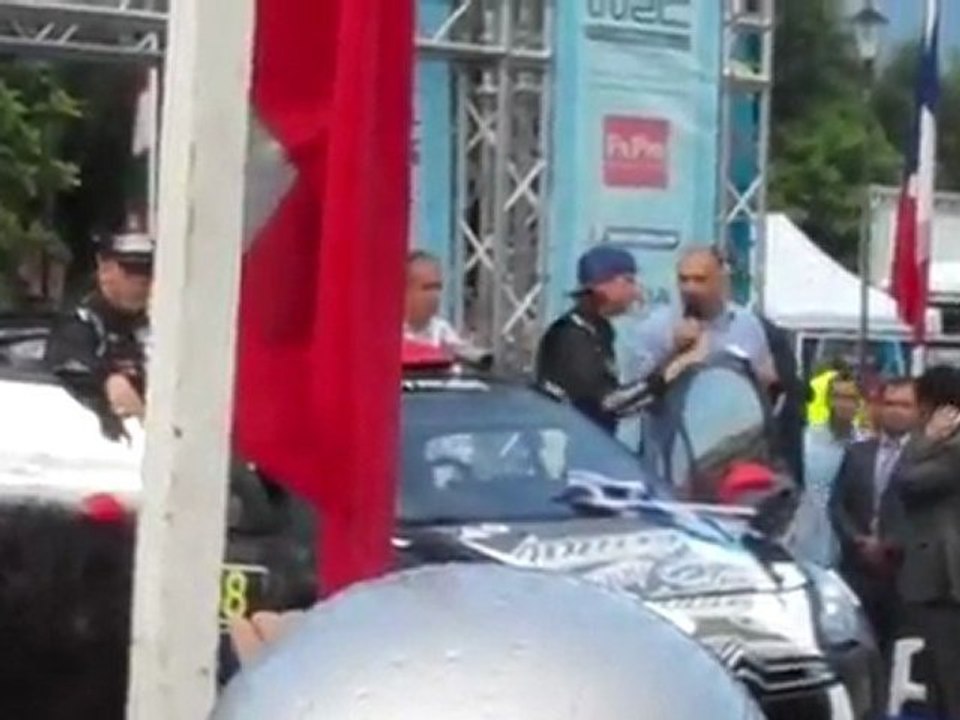 WRC Rally Greece Kimi Räikkönen at ceremonial start