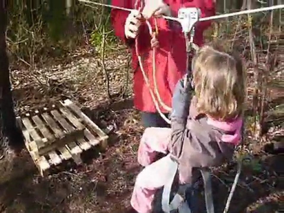 tyrolienne au rongoet