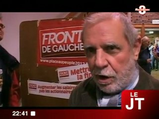 Le meeting du Front de gauche à Chambéry