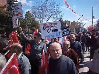 AMASYA GRUPLARI MİTİNG ALANLARINA GİRERKEN - www.haberamasya.com