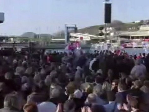 Meeting de F. Hollande à Boulogne-sur-Mer