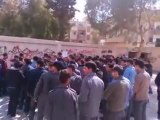 فري برس ريف دمشق داريا مظاهرات طلابية داخل المدرسة 27 3 2012  ج3