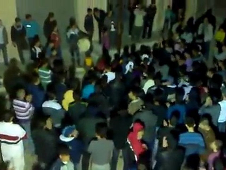 فري برس حماة المحتلة مظاهرة أحرار باب قبلي لحمص العدية 26 3 2012