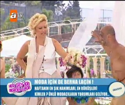 lastik adam ilker Çevik A TV Herşey için Berna Laçin Bodrum..!!