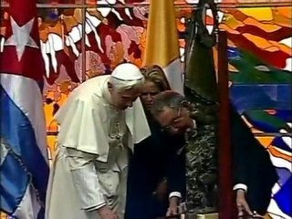 Pope holds talks with Cuba's Castro