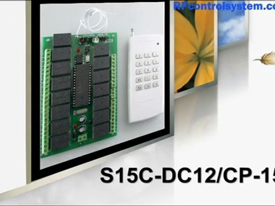 15CH DC Power ON/OFF Switch RF Wireless Remote Control 500M