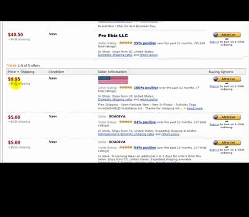 ZAGG invisibleSHIELD Apple iPod Nano 4G Screen Protector