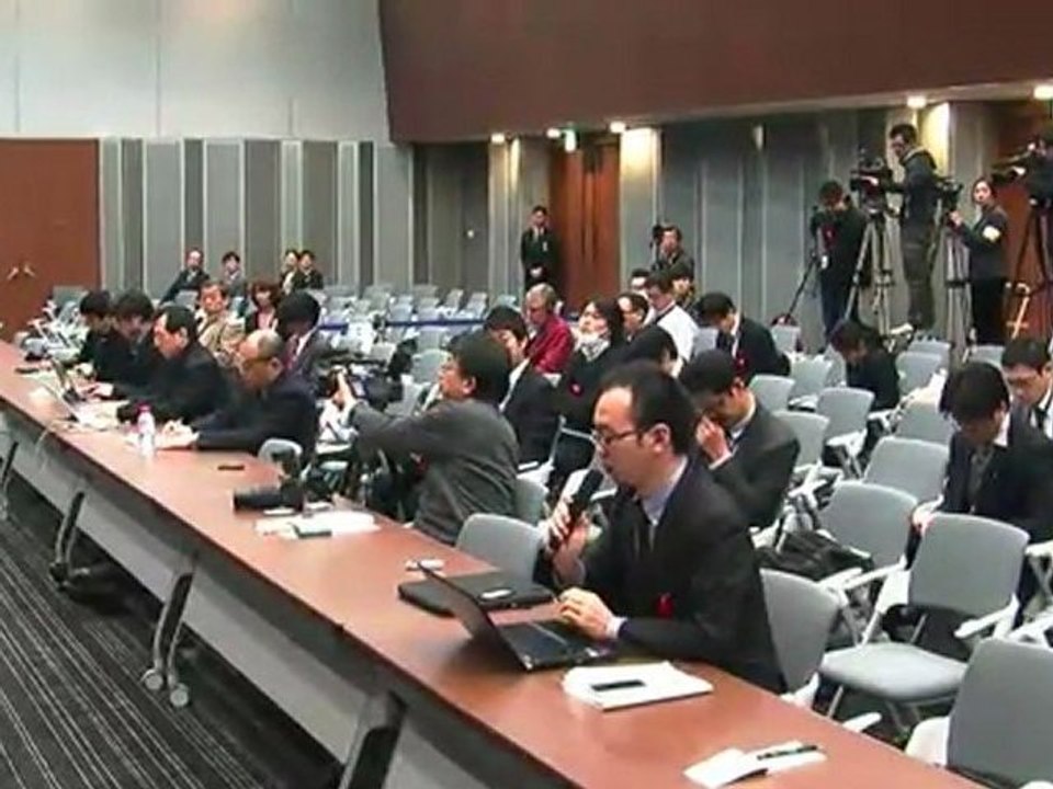 H24.03.28 国会事故調　第8回委員会後の記者会見