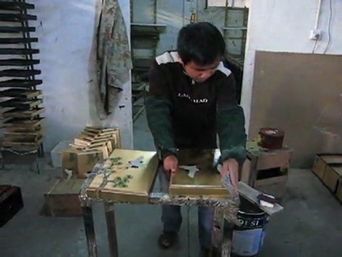 meuble asiatique finition