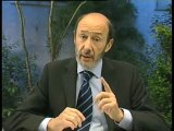 Declaraciones de Rubalcaba en Telecinco