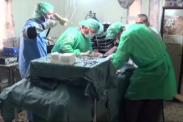 Suriye'de ev hastaneler