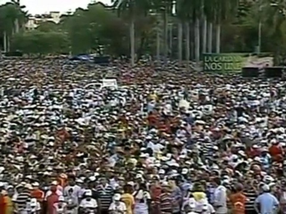 Pope Benedict meets Cuban President