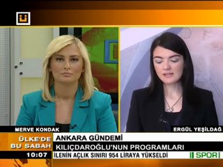 28 Mart 2012 Ergül Yeşildağ Ülke tv de Ankara'nın gündemini aktarıyor.