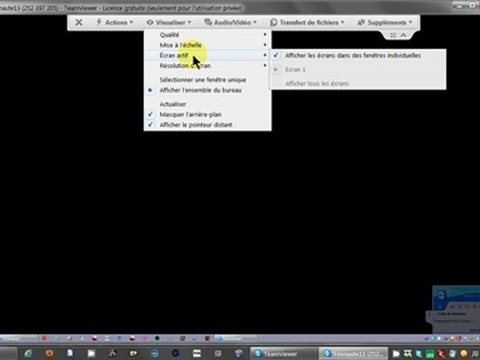 Teamviewer découvrir les fonctions de la barre d'outils a distance