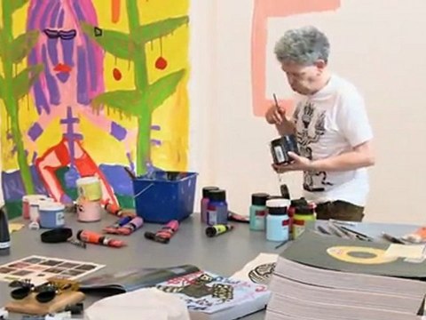 L'atelier de Robert Combas au MAC Lyon