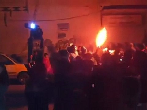 فري برس دمشق جوبر مظاهرة مسائية يوم الثلاثاء 27 3 2012 ج4