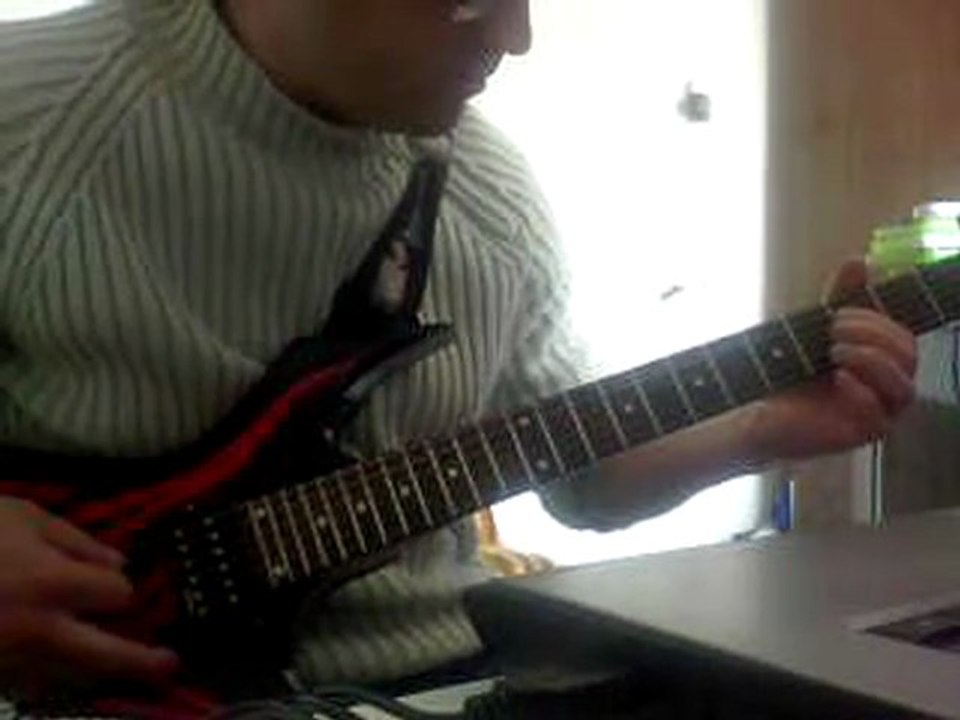 Zelda ocarina of time thème cover guitare bc rich