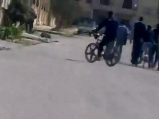 فري برس حلب حي الزهراء مظاهرة طلاب الثانوي الأحرار 27 3 2012