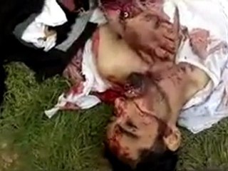 فري برس  ادلب شهداء مجهوليين رماهم الجيش الاسدي على مفرق معيشورين بادلب بتاريخ 25 3 2012