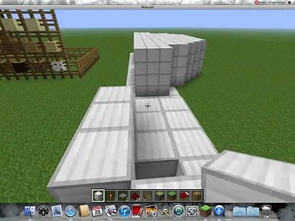 arbre de jungle+ porte piston+  1.2.4 minecraft