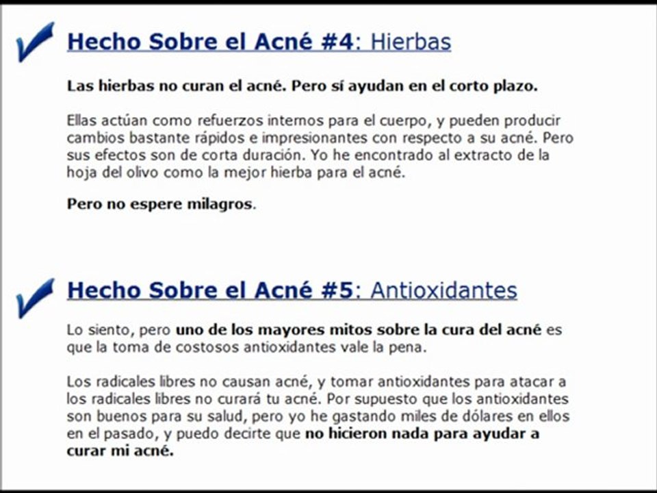 Como Acabar El Acne y Como Eliminar el Acne