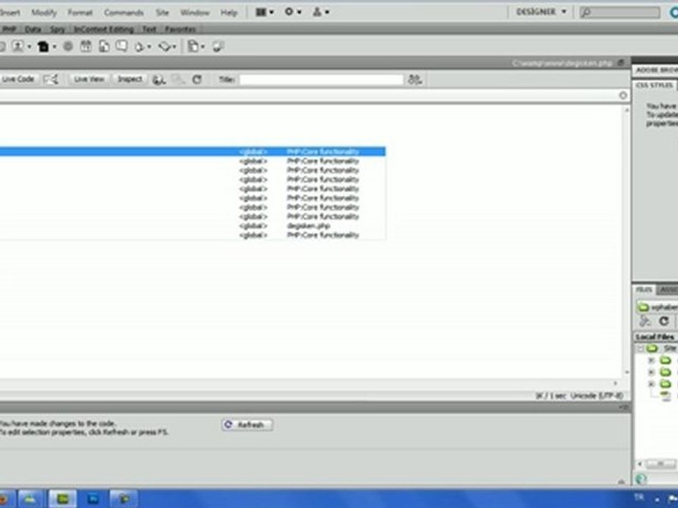php değişken oluşturma