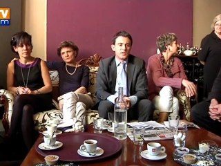 Séance de "speed dating" avec Manuel Valls