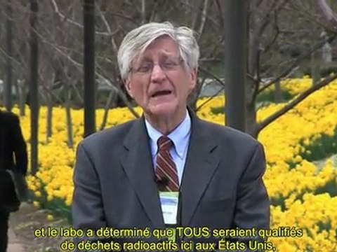 A. Gundersen, échantillons de sol de Tokyo = déchets nucléaires aux États Unis 25.03.2012