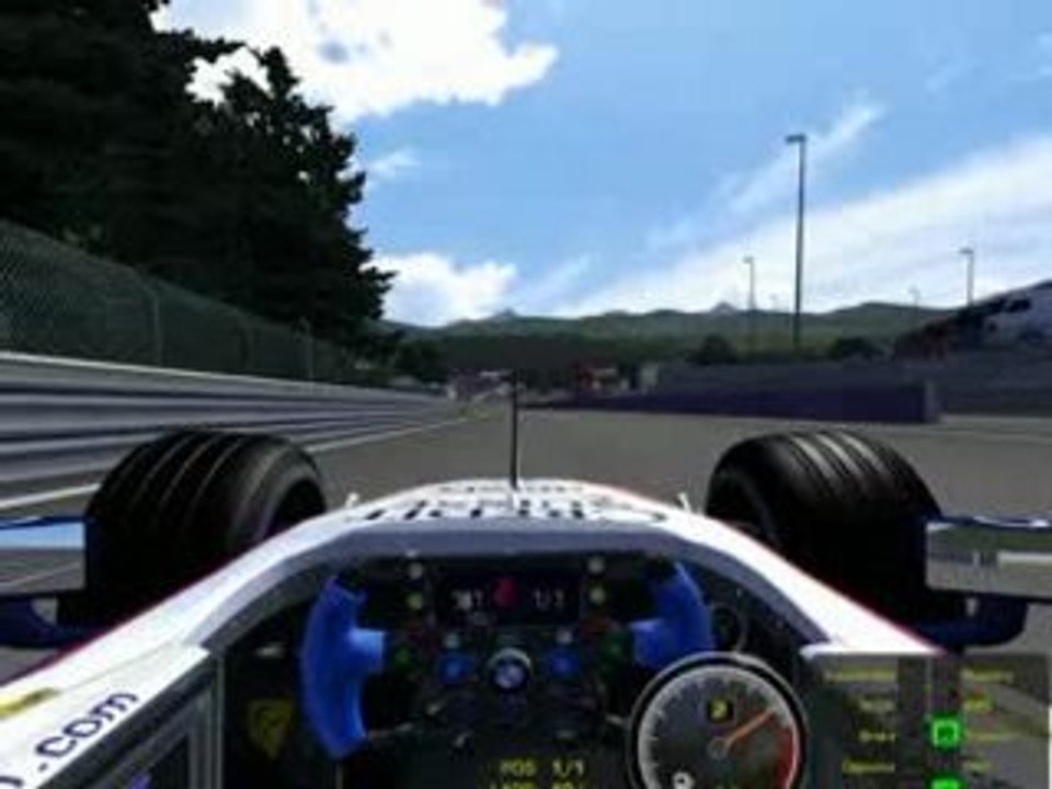 Rfactor : 1 tour de F1 à SPA