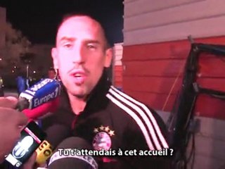 Ribéry : "Je m'attendais à cet accueil !"