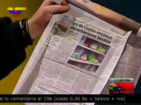 (VIDEO) La hojilla del día lunes, 26.03.2012 2/4