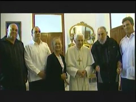 Encuentro de Fidel Castro con Benedicto XVI