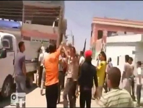 فري برس درعا المهد معارك عنيفة بين الجيش الحر وقوات النظام28 3 2012